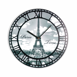 Vintage wall clock City Paris