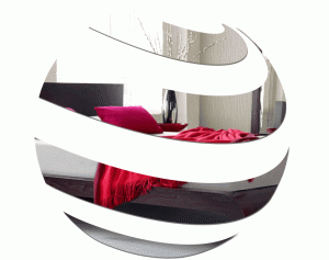 Acrylic mirror ball