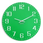 Lesbare Wanduhr FACILE grün 30cm